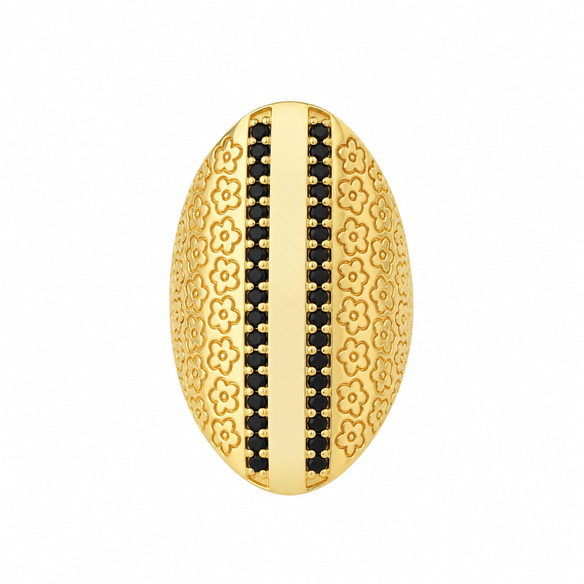 18k Gold Vermeil Eclipse Flower Ring