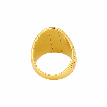 18k Gold Vermeil Eclipse Flower Ring